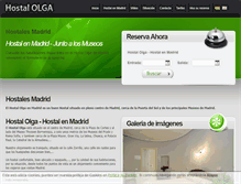 Tablet Screenshot of hostalolgamadrid.com